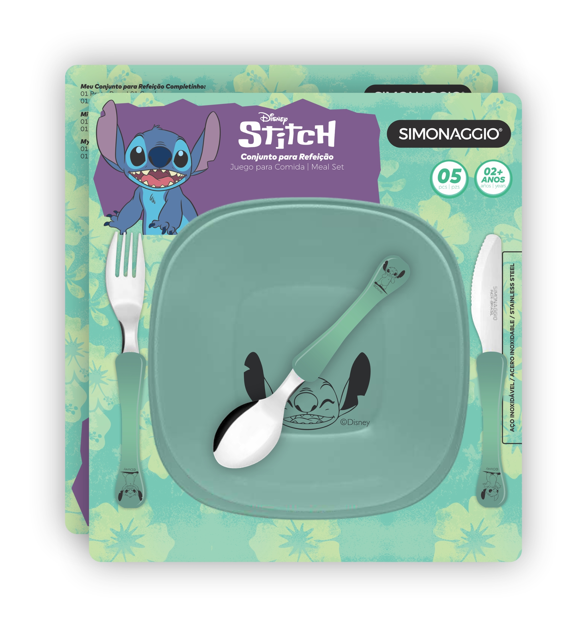 Conj Simonaggio Disney Stitch 5 Pcs