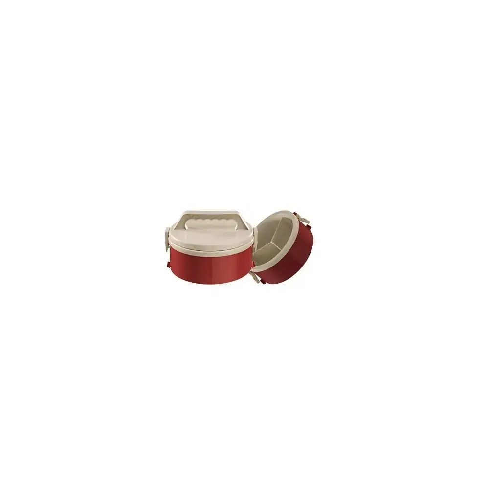 Marmita Termica C/3 Div Vermelho Ref/16058 Millen