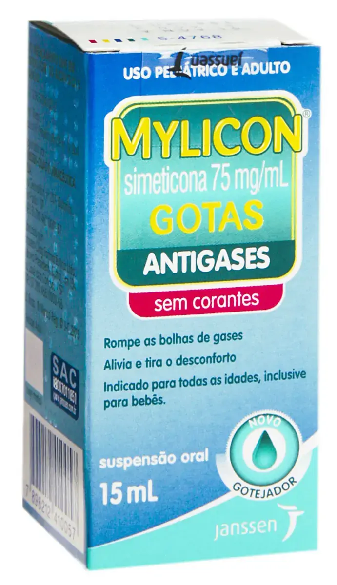 Mylicon 75mg/ml Janssen Caixa 15ml Gotas