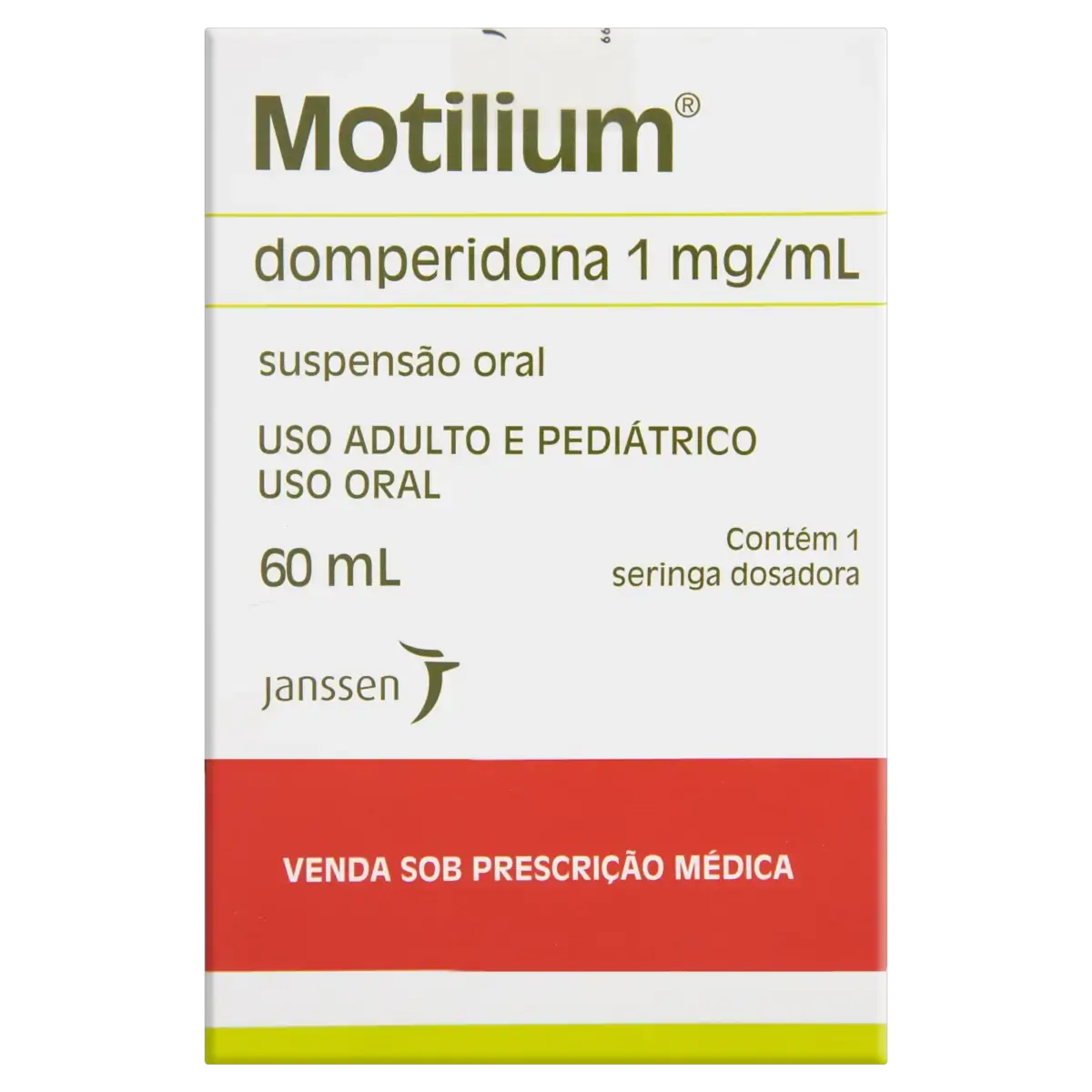 Motilium 1mg/ml Janssen Caixa 60ml Seringa Dosadora