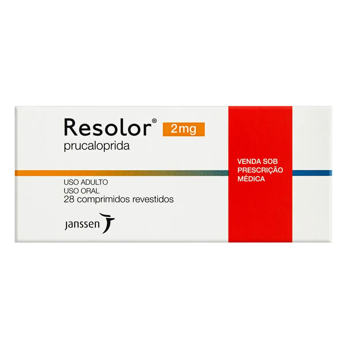 Resolor 2mg Janssen Caixa 28 Comprimidos Revestidos