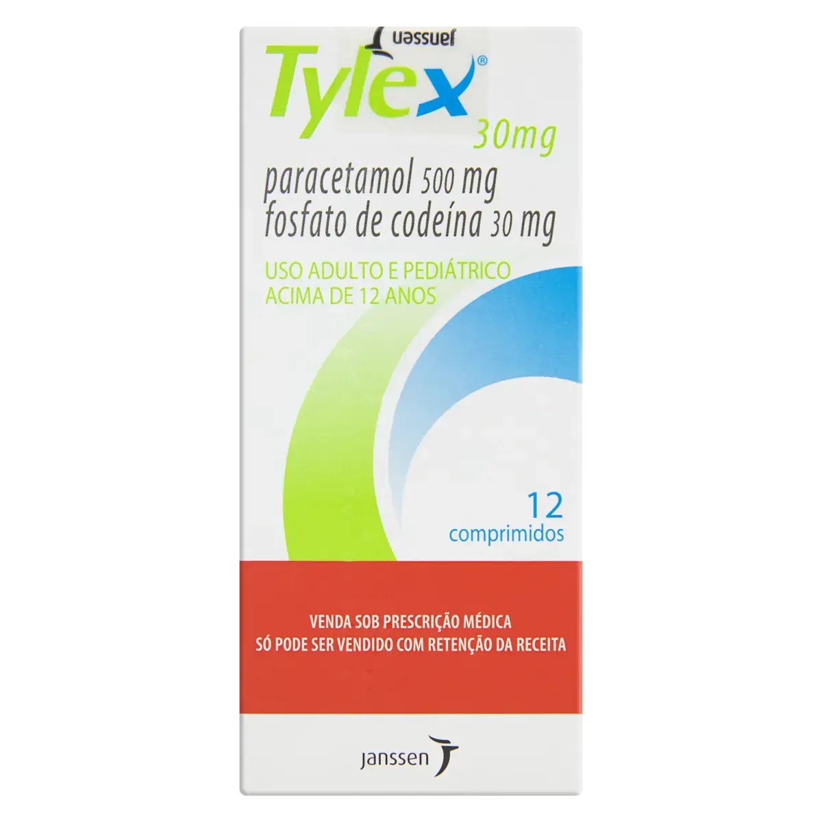 Tylex Janssen Caixa 12 Comprimidos