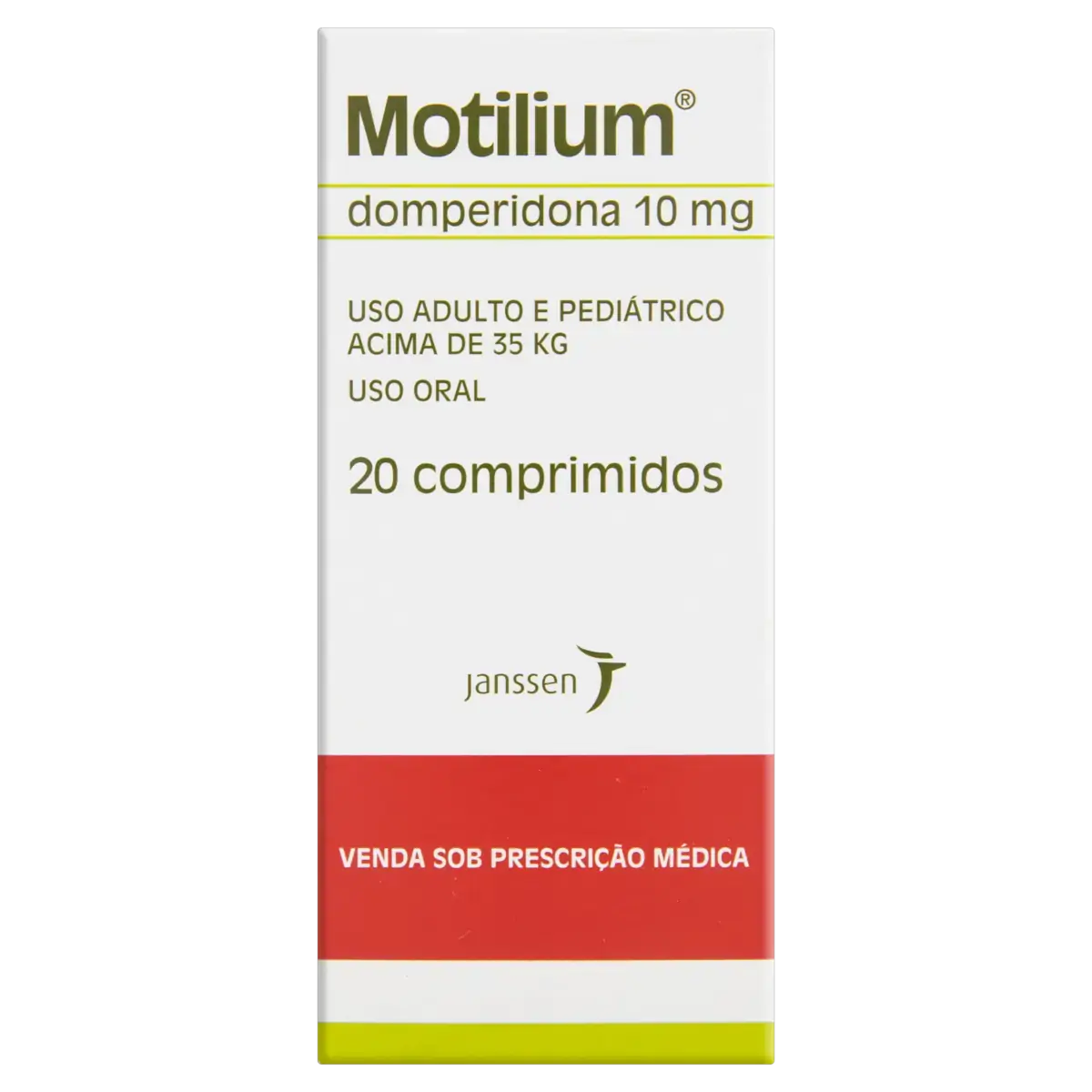Motilium 10mg Janssen Caixa 20 Comprimidos