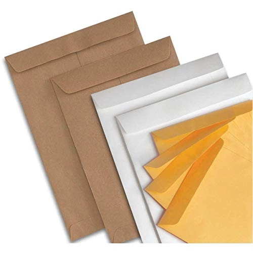 Papelaria Lila Envelope A4 Branco C/5 Un