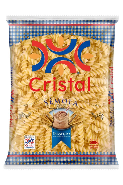 Macarrao Cristal 500g Parafuso