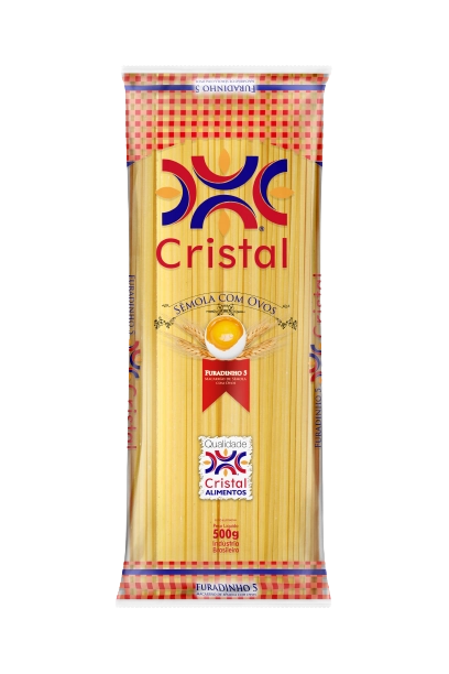 Macarrao C/ovos Furadinho 5 Cristal 500gr
