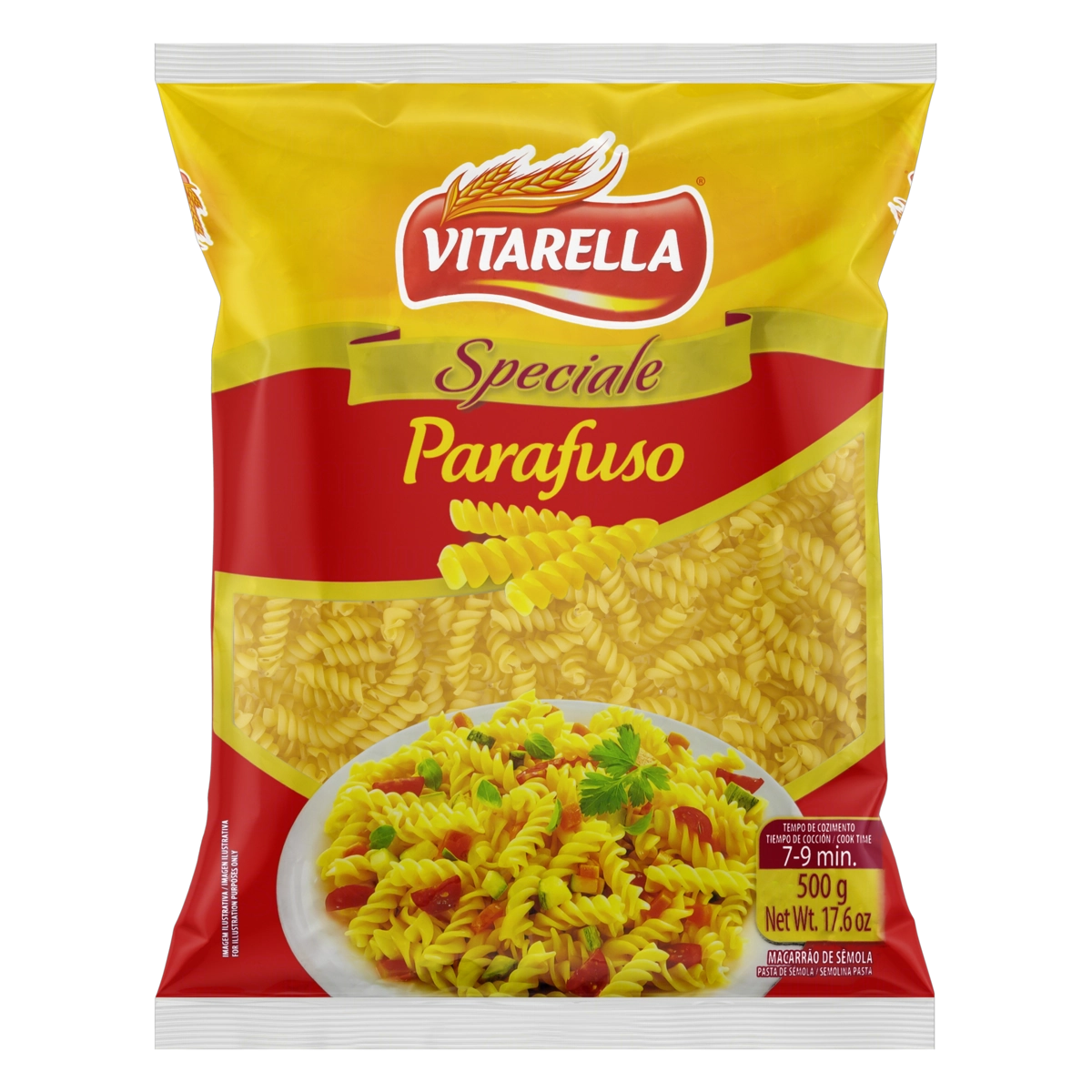 Macarrão De Sêmola Parafuso Vitarella Speciale Pacote 500g