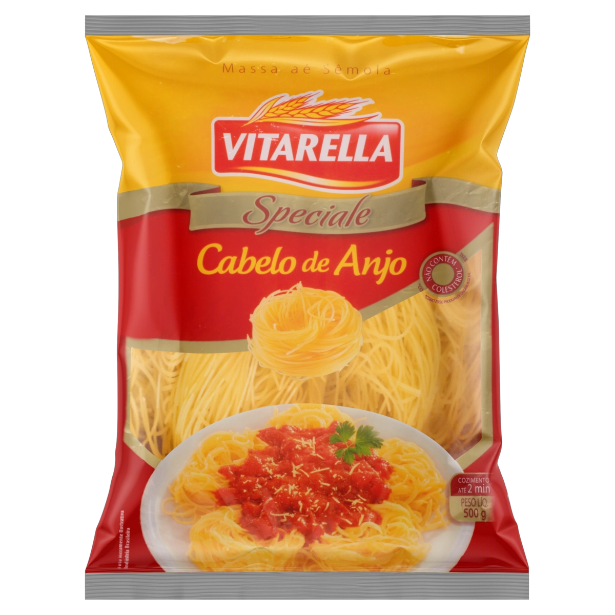 Macarrão De Sêmola Cabelo De Anjo Vitarella Speciale Pacote 500g
