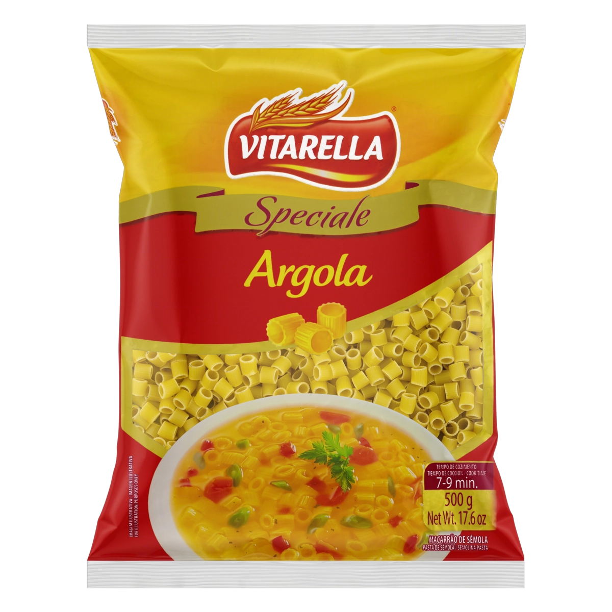 Macarrão De Sêmola Argola Vitarella Speciale Pacote 500g