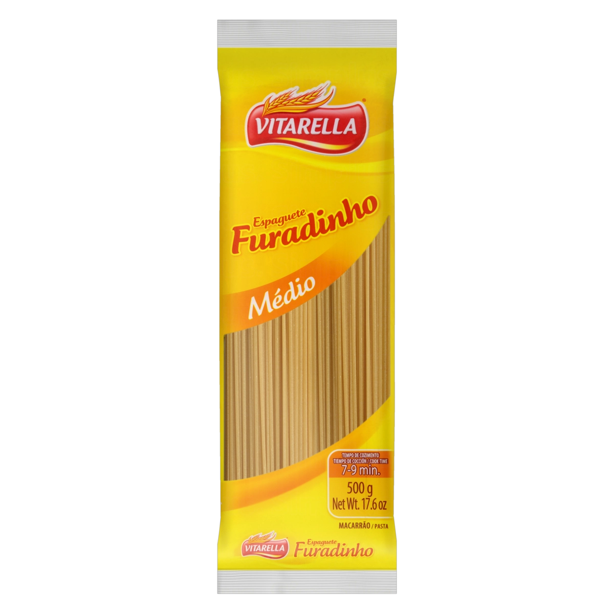 Macarrão De Sêmola Furadinho Médio Vitarella Pacote 500g