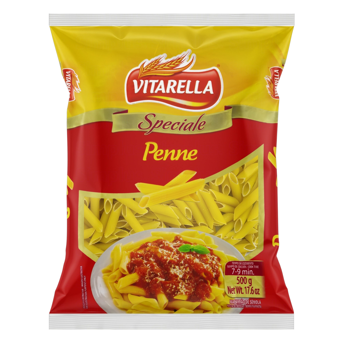 Macarrão De Sêmola Penne Vitarella Speciale Pacote 500g