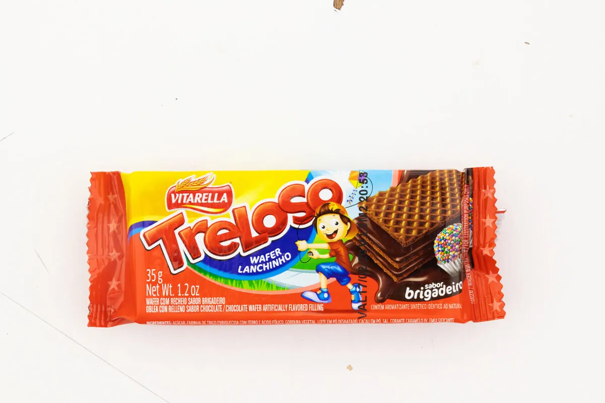 Biscoito Wafer Lanchinho Recheio Brigadeiro Vitarella Pacote 35 g