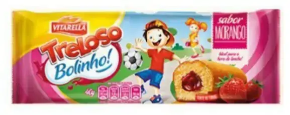 Bolinho Vitarella Treloso Baun/mor 40g