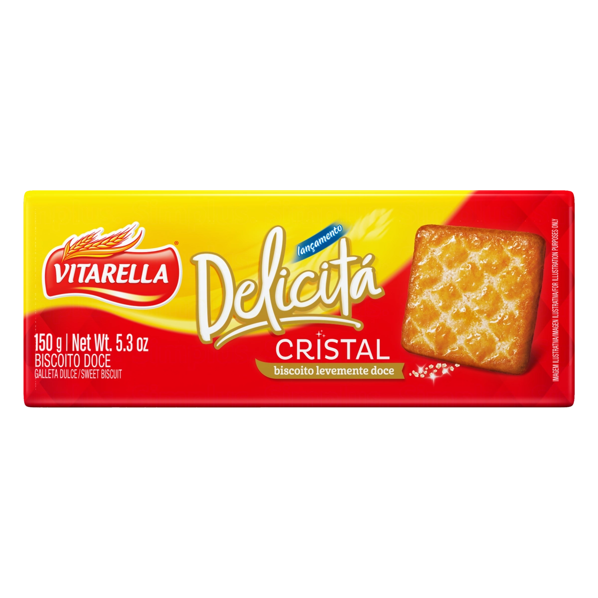 Biscoito Cristal Vitarella Delicitá Pacote 150g