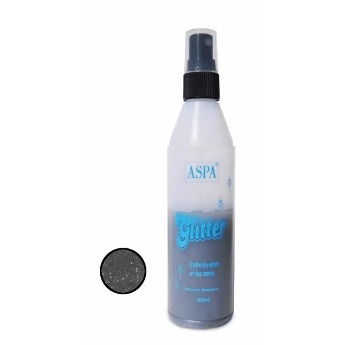 Spray Gliter Aspa 90ml Prata