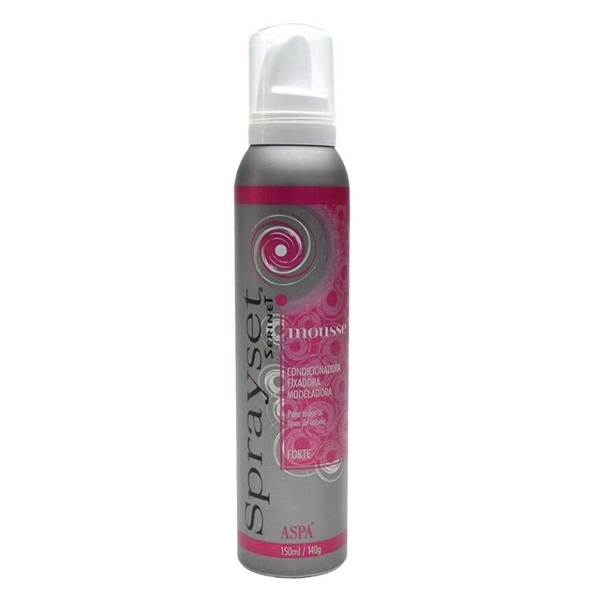 Mousse Modelador Forte Aspa Sprayset Frasco 150ml