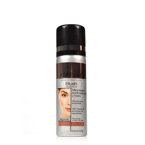 Aspelle Maquiagem Acetinada Para O Rosto Blush Elegance