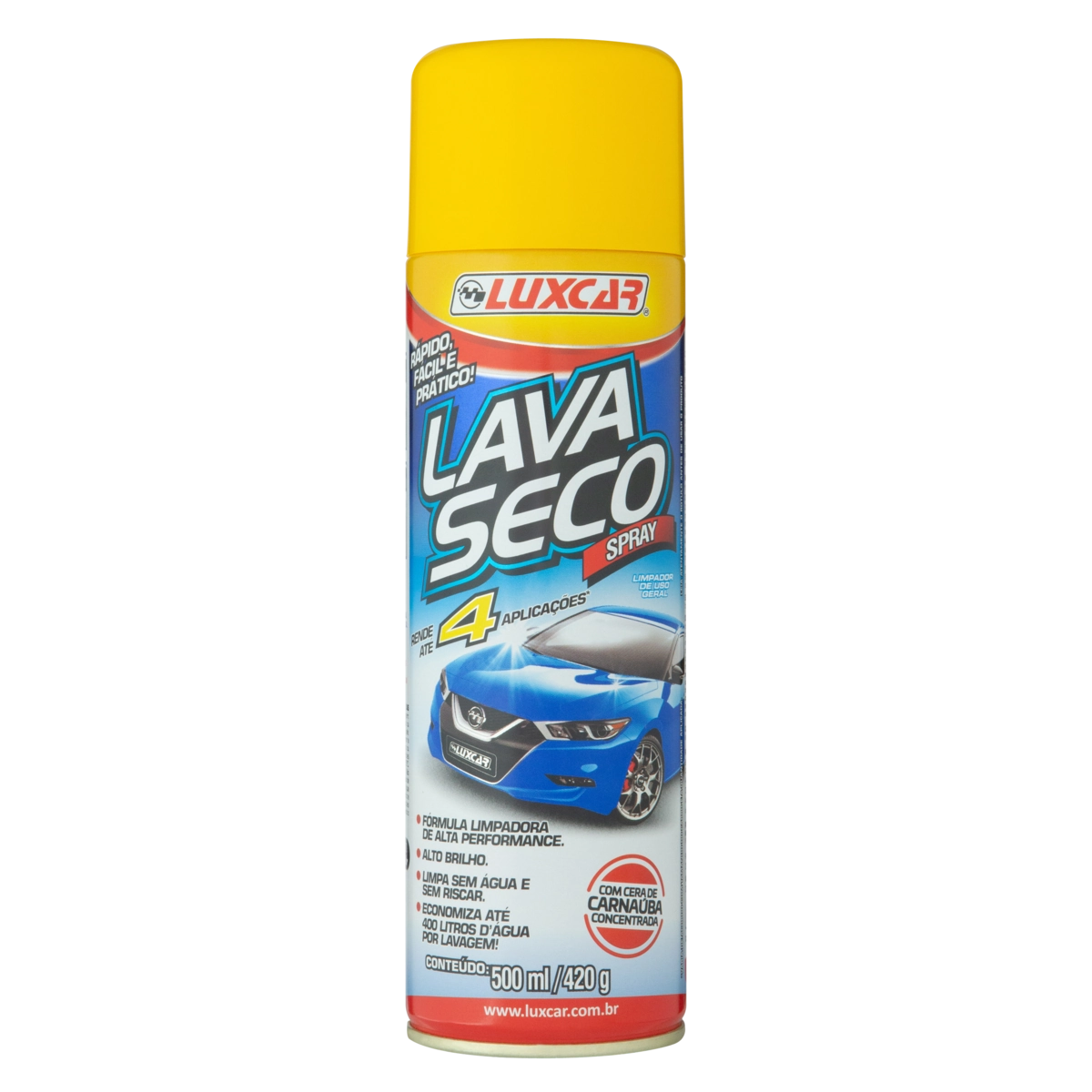 Lava Autos Spray A Seco Luxcar Frasco 500ml