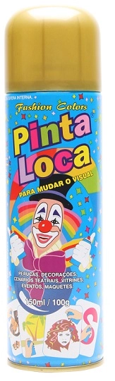 Aspa Spray Pinta Loca 150ml Ouro