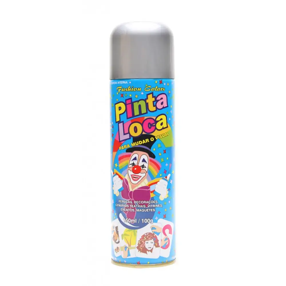 Aspa Spray Pinta Loca 150ml Prata