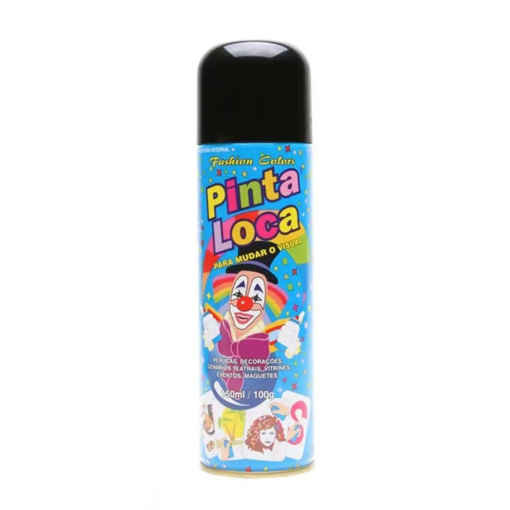 Aspa Spray Pinta Loca 150ml Preta