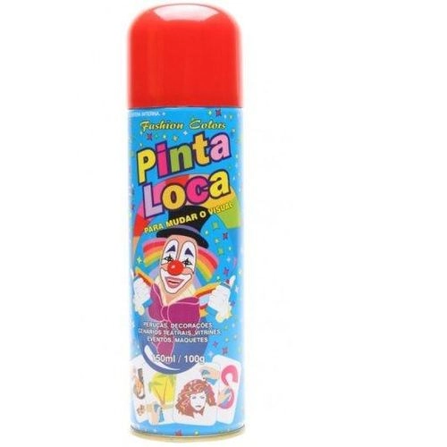 Spray Pinta Loca 150ml Vermelha Aspa
