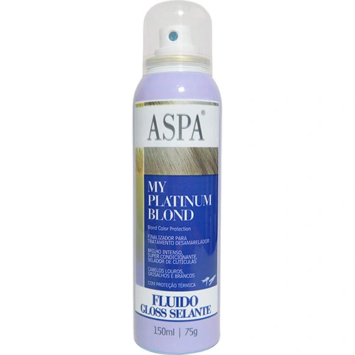 Fixador Aspa My Platinum Blond Fluido Gloss Selante