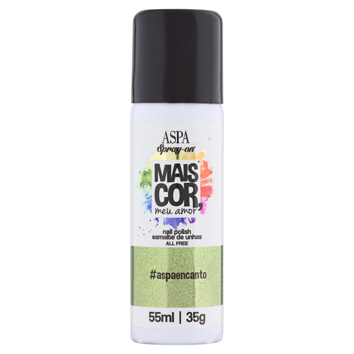 Esmalte Spray On Aspaencanto Aspa Frasco 55ml