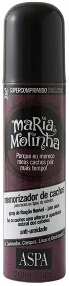Aspa Maria Molinha Memorizador De Cachos 260mlhair Spray