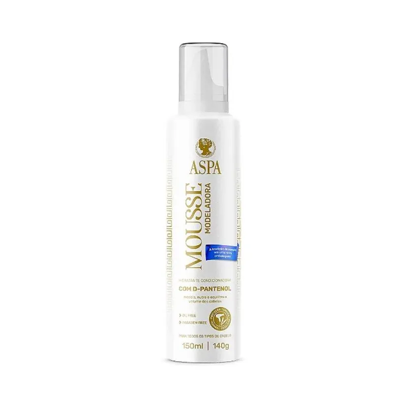 Aspa Mousse Hidratante Com Protecao Termica 150ml/140g