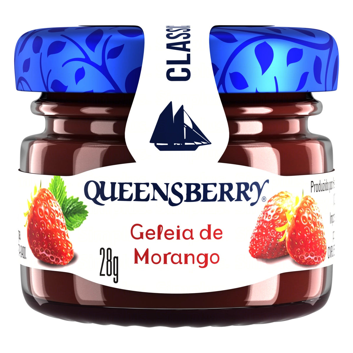 Geleia Morango Queensberry Classic Vidro 28g