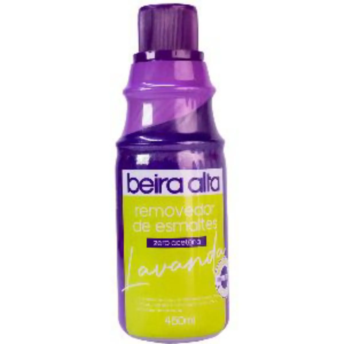 Removedor De Esm Zero Acetona Beira Alta 450ml Lavanda