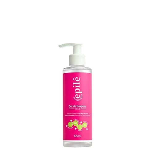 Gel Limpeza Facial Epile Rosa 195ml Controle De Oleosidade