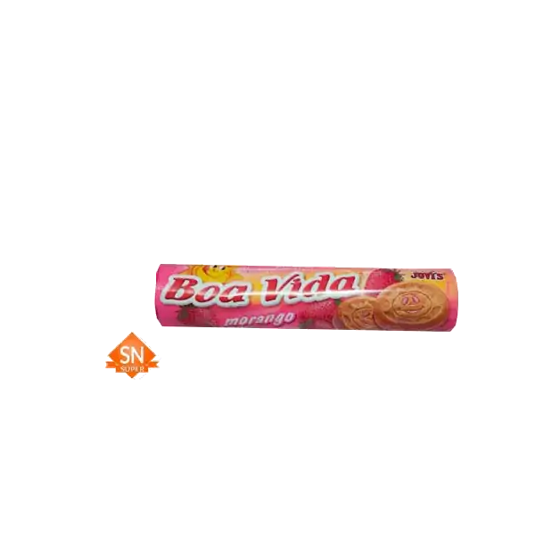 Biscoito Boa Vida Recheado Morango 30x | Biscoito.recheado.juvis Morango