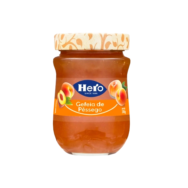 Geleia Pêssego Hero Vidro 345g