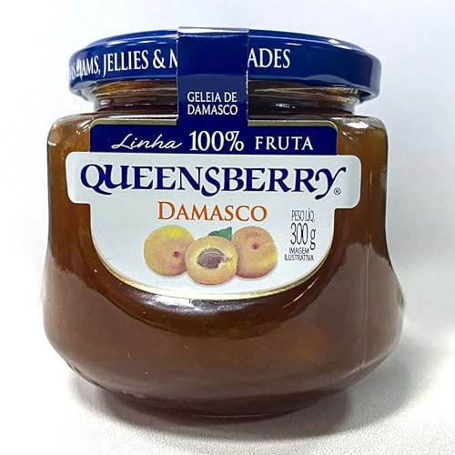 Geleia Damasco Queensberry 100 Fruta Vidro 300g