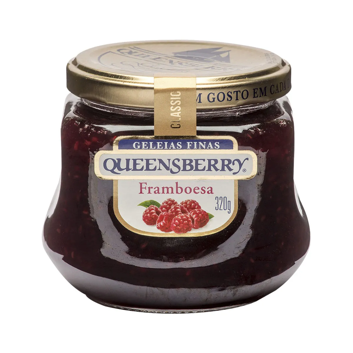 Geléias Finas QUEENSBERRY Sabor Framboesa Pote 320g