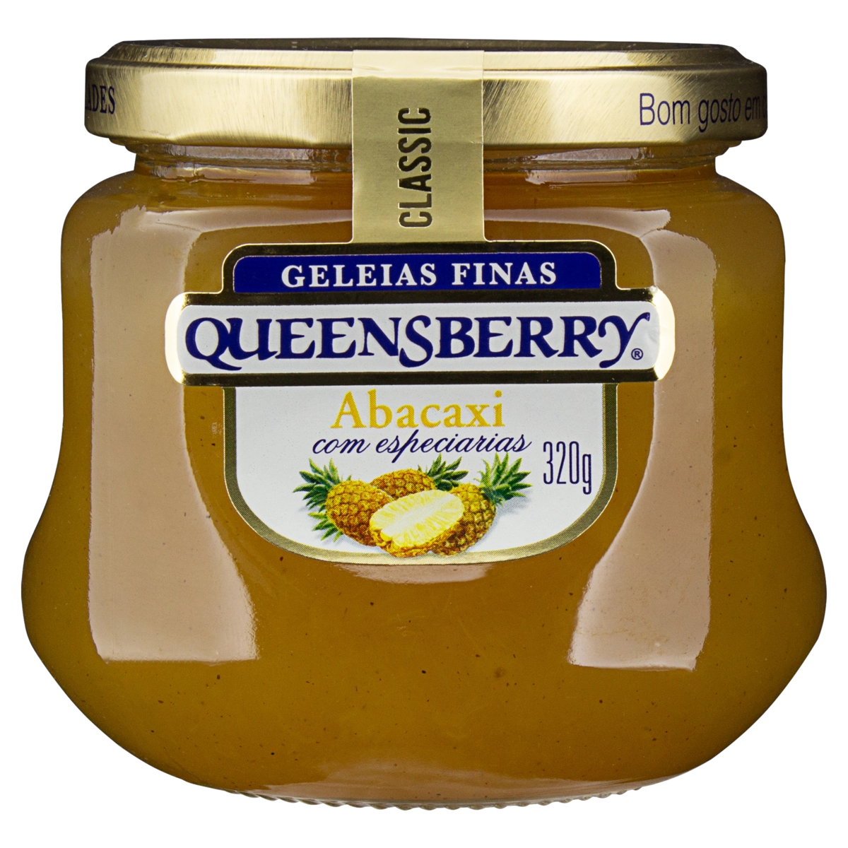 Geleia Abacaxi Com Especiarias Queensberry Classic Vidro 320g