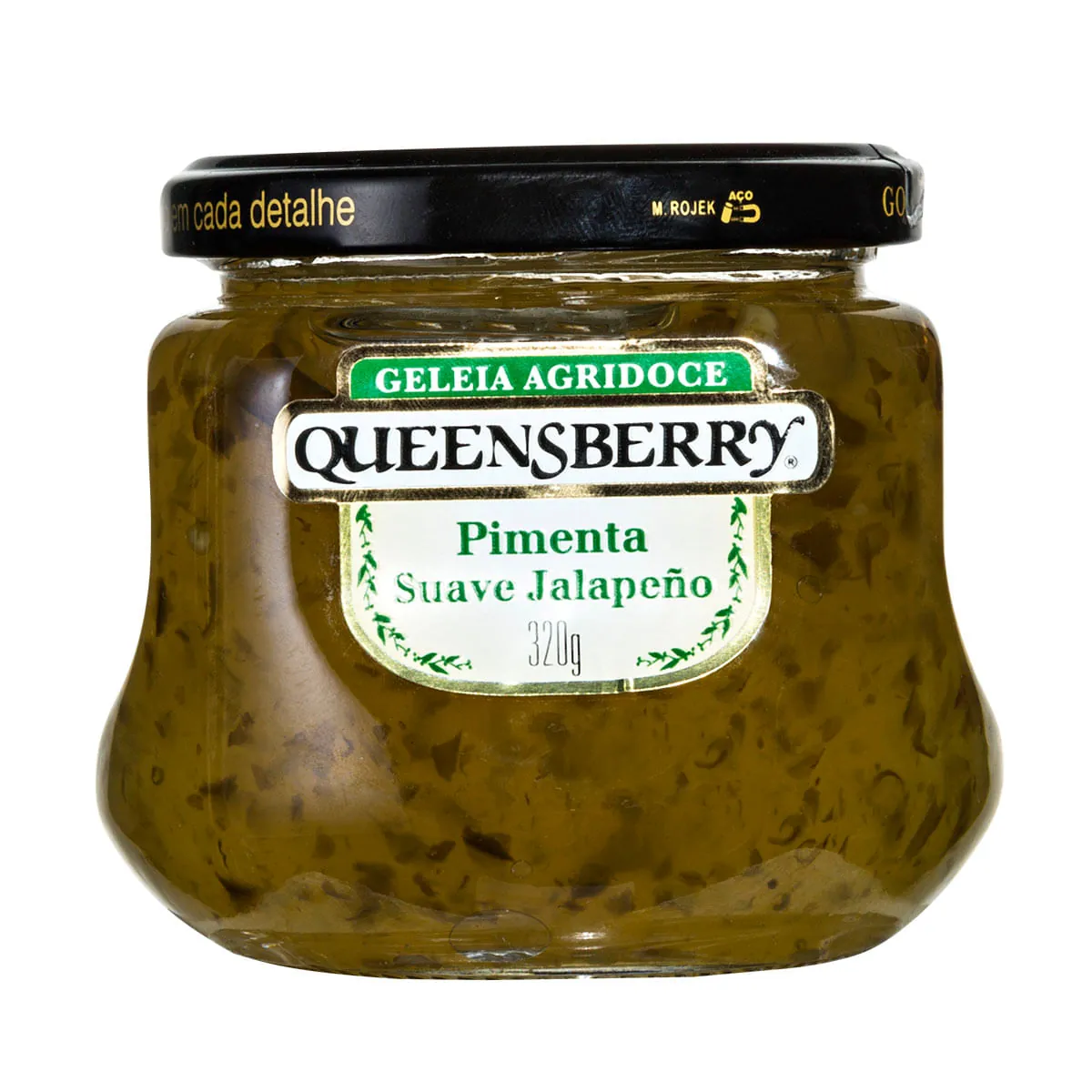 Geléia Agridoce QUEENSBERRY Sabor Pimenta Suave Jalapeño Pote 320g