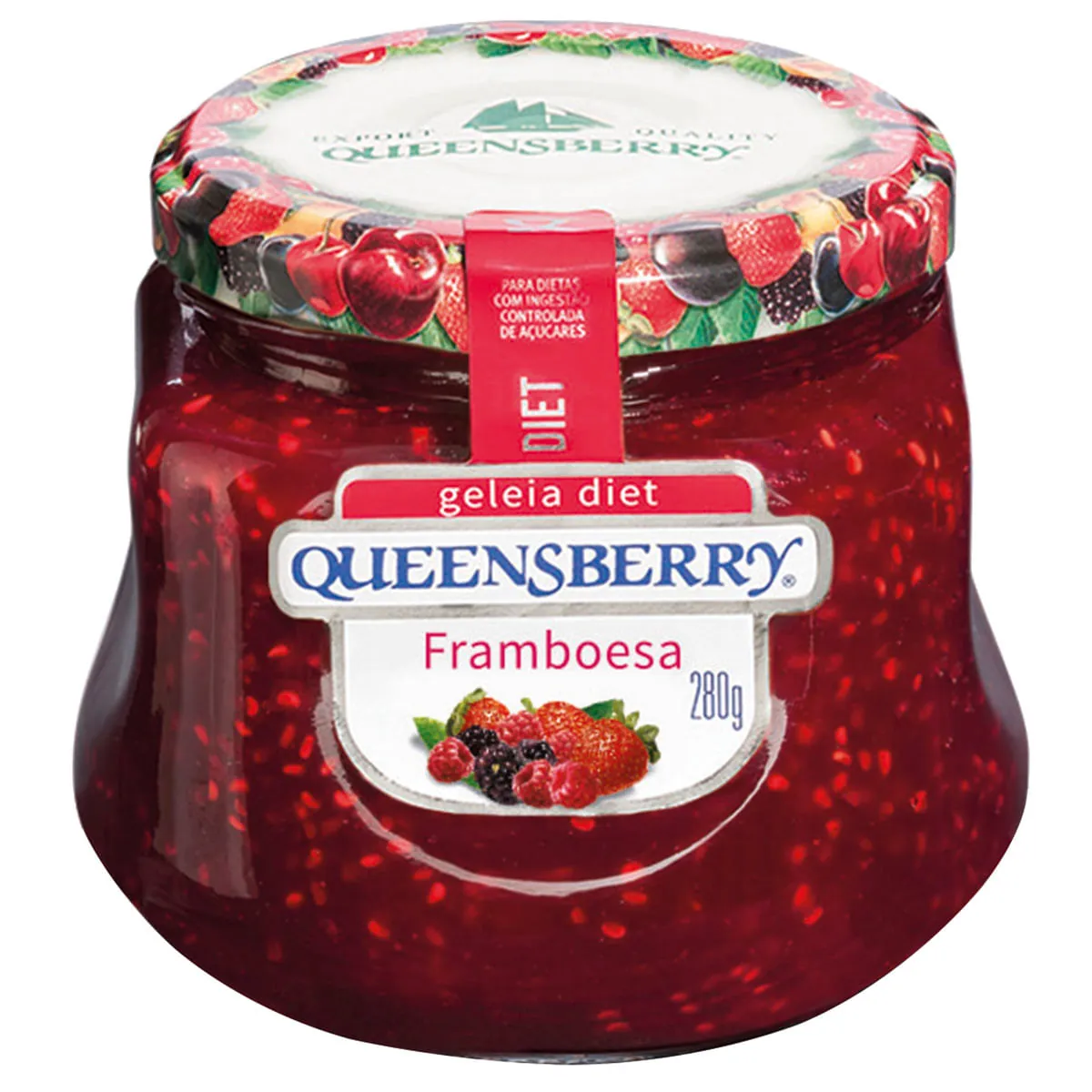 Geleia Diet de Framboesa Queensberry Diet 280g