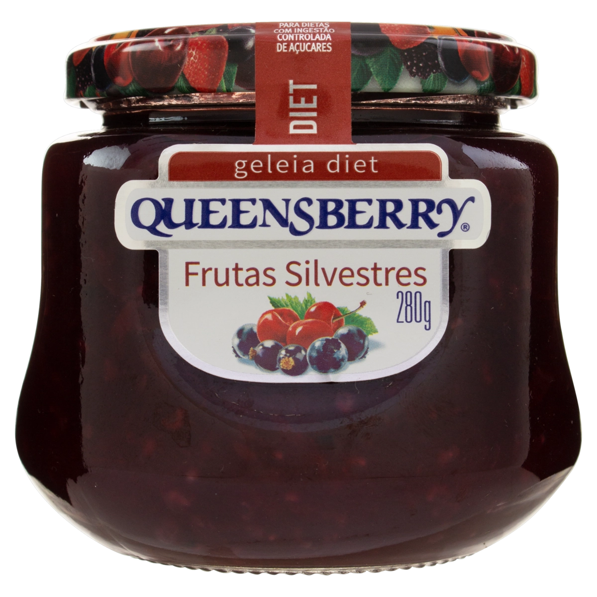 Geleia Frutas Silvestres Diet Queensberry Vidro 280g