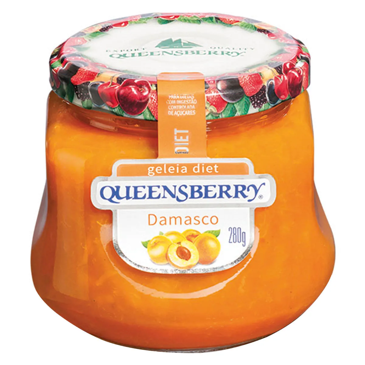 Geleia Damasco Diet Queensberry Vidro 280g