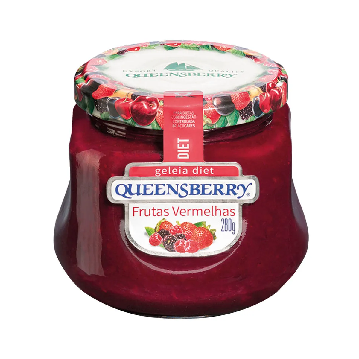 Geleia Frutas Vermelhas Diet Queensberry Vidro 280g