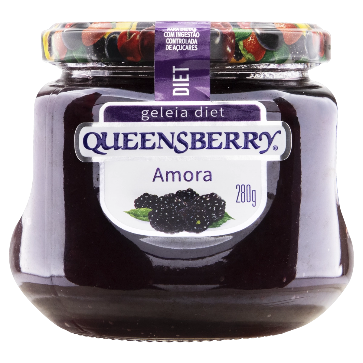 Geleia Queensb Diet S/sem 280gr Amora