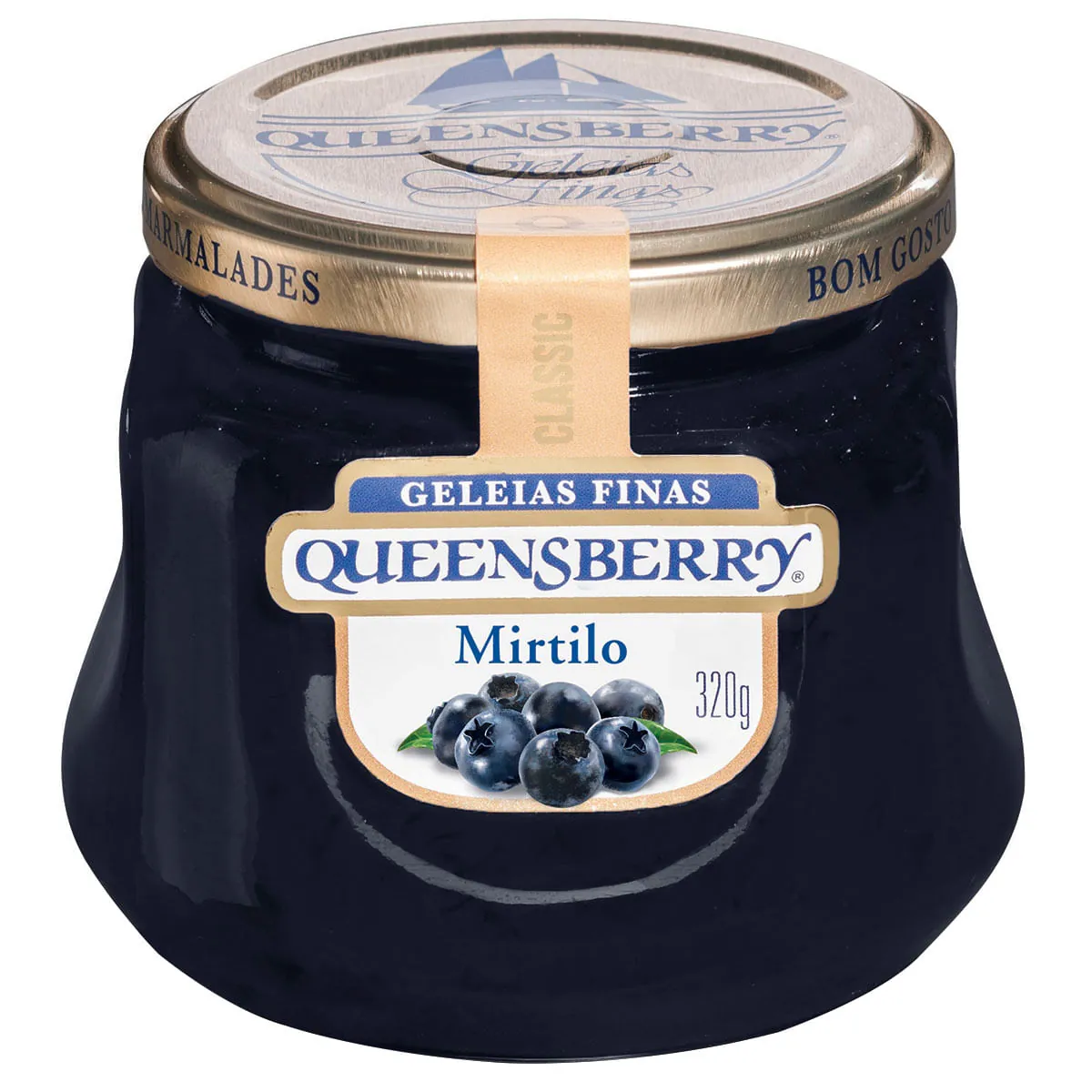Geleia Mirtilo Queensberry Classic Vidro 320g