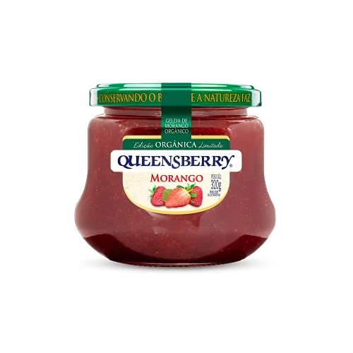 Geleia Orgânica Morango Queensberry Vidro 320g