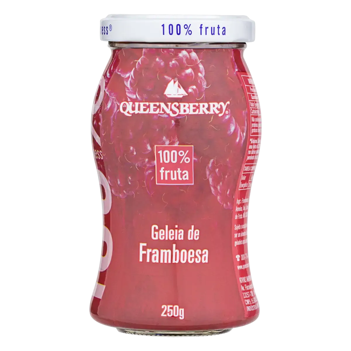 Geleia 100 Fruta Framboesa Queensberry Vidro 250g