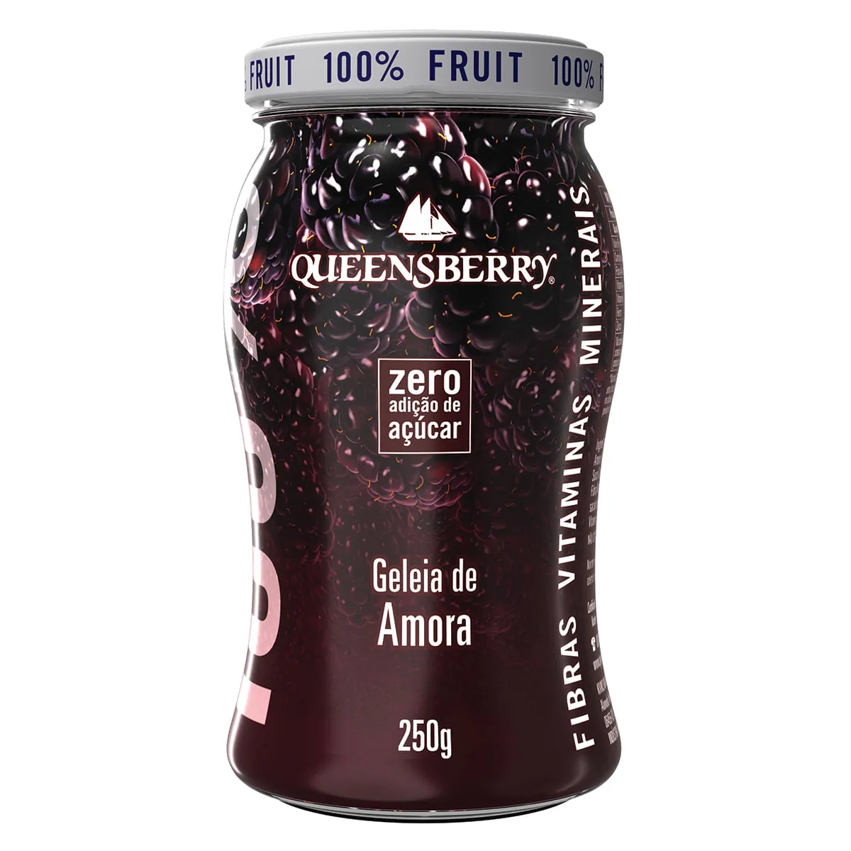 Geléia De Amora QUEENSBERRY Wellness Light Pote 250g