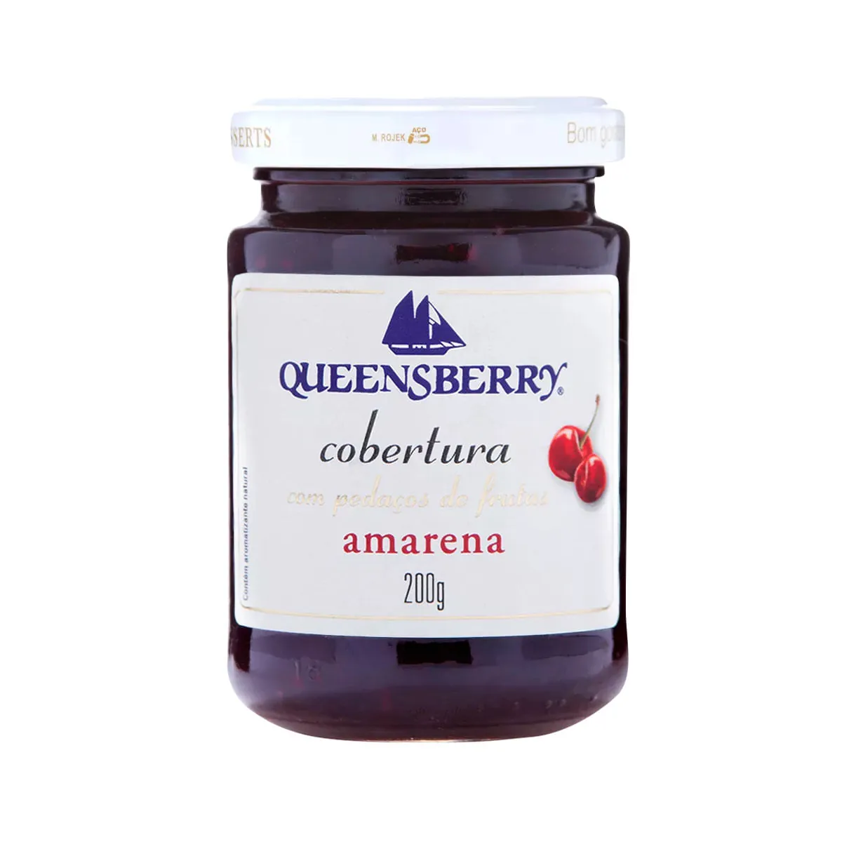 Cobertura Amarena Queensberry Vidro 200g