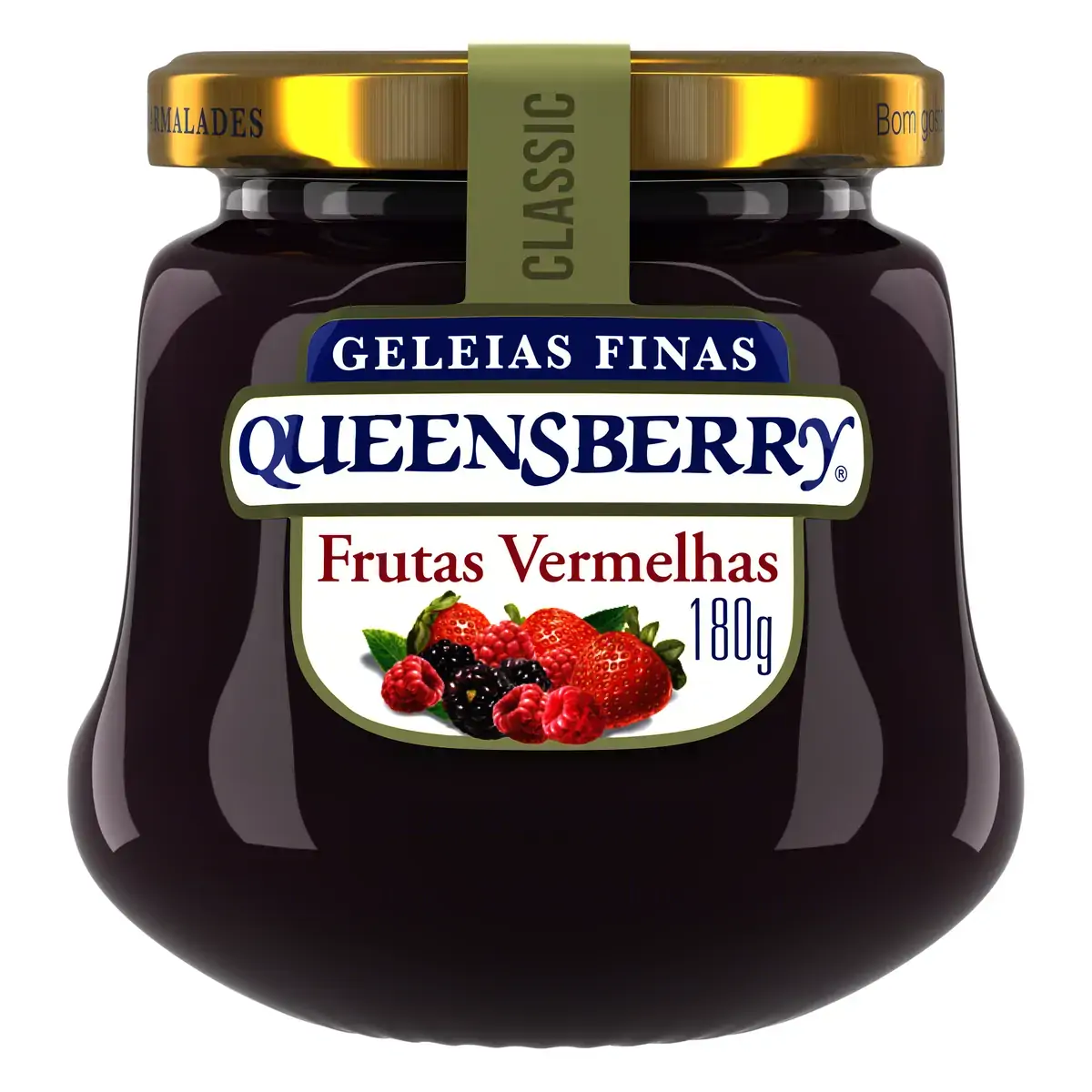 Geleia Frutas Vermelhas Queensberry Classic Vidro 180g